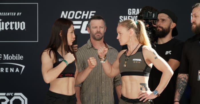 Alexa Grasso Valentina Shevchenko Noche UFC